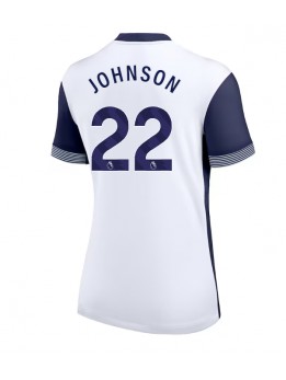 Billige Tottenham Hotspur Brennan Johnson #22 Hjemmedrakt Dame 2024-25 Kortermet